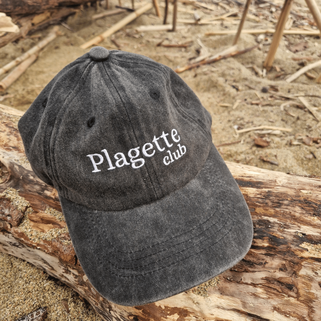 casquette plagette club grise